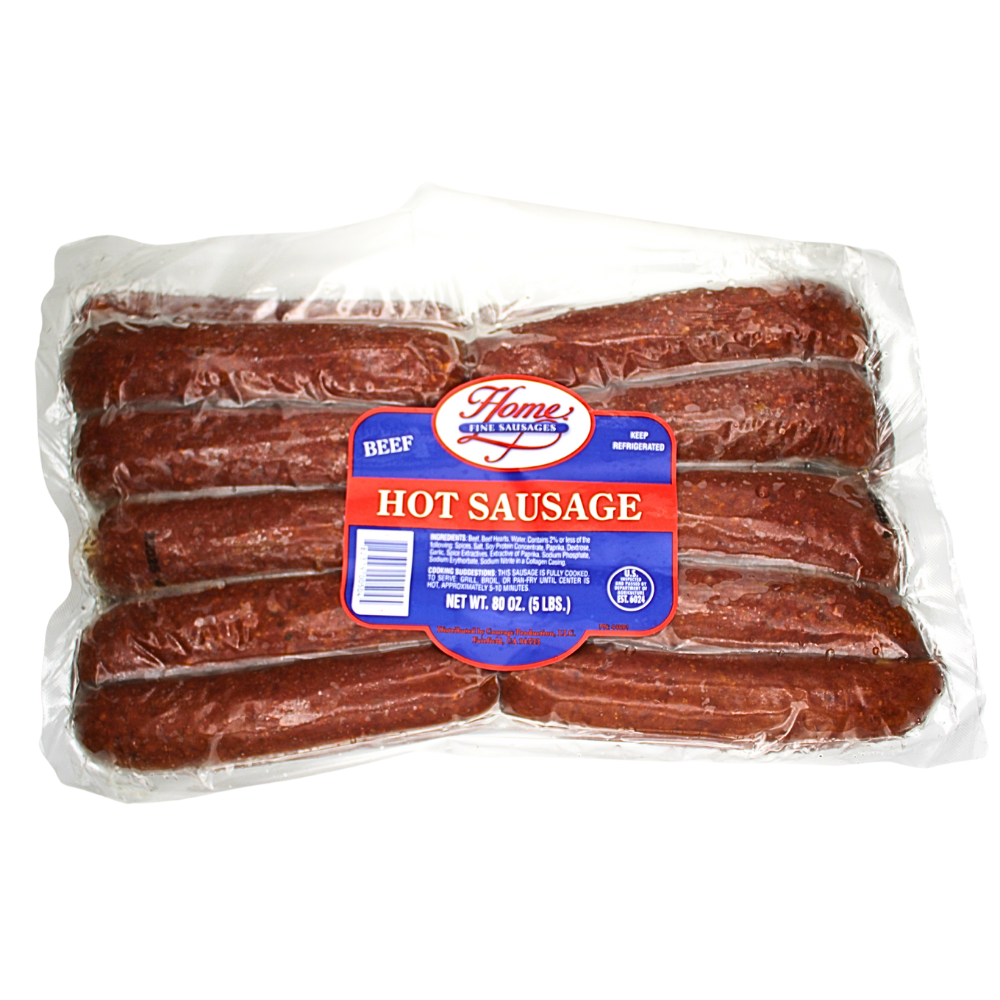 BEEF HOT LINKS LBS (HOME) – Mad Butcher Meat