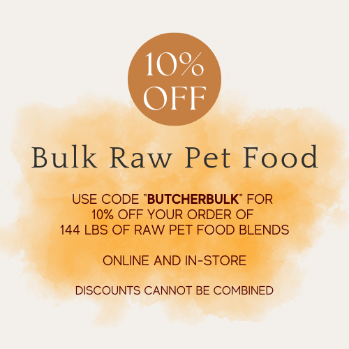 RAW PET FOOD PROMO Mad Butcher Meat Co.