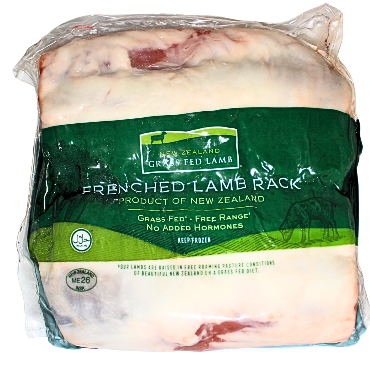Cow Meat Rack LAMB RACK FRENCHED (2 RACKS) 1.90 LBS – Mad Butcher Meat Co.