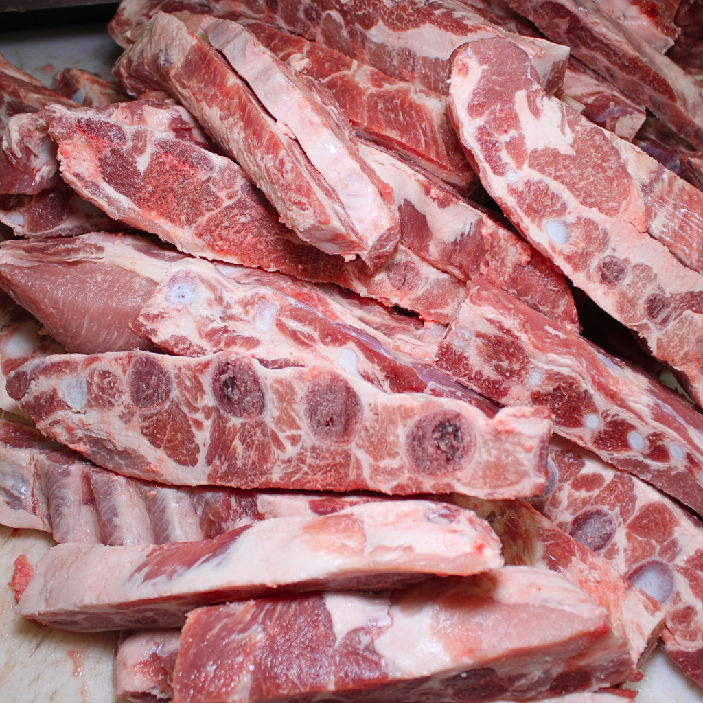PORK RIBLETS 3 LBS – Mad Butcher Meat Co.